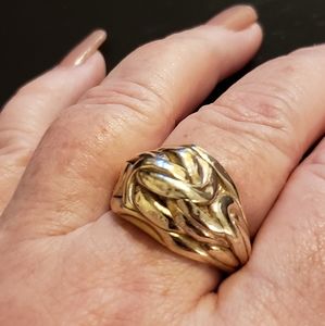 💕Gold Tone Sterling Ring